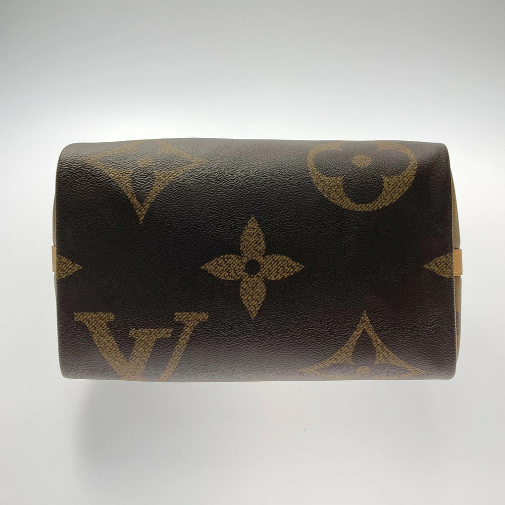 Louis Vuitton Speedy Giant Monogram Bag Bandouliere Brown